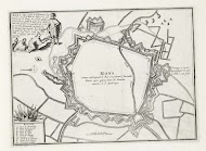 Plattegrond van Mons, 1693
