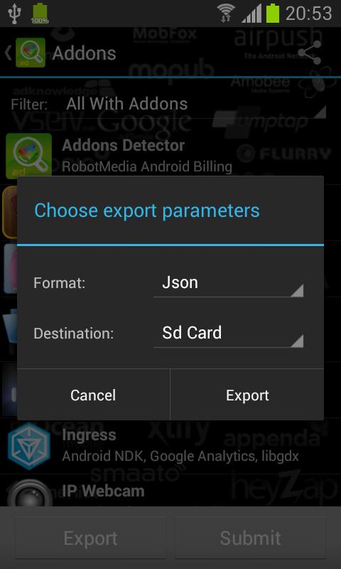Addons Detector Android