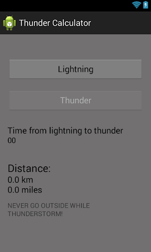 Thunder Calculator