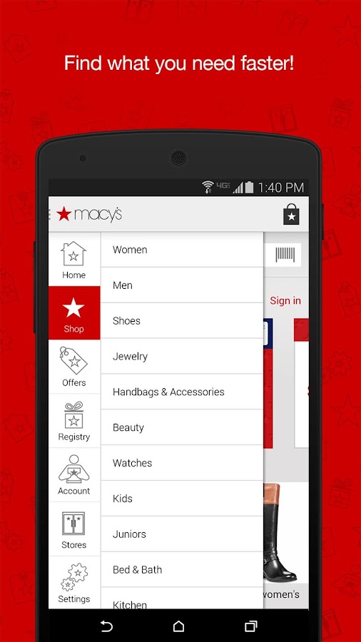 Macy's- screenshot