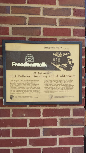 Odd Fellows Auditorium 1912