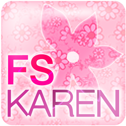 FSKAREN　キーボードスキン　【プリティ】 LOGO-APP點子