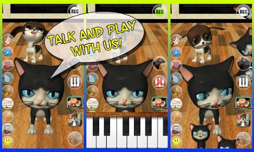 Android application Talking Cat &amp; Dog – AdFree screenshort