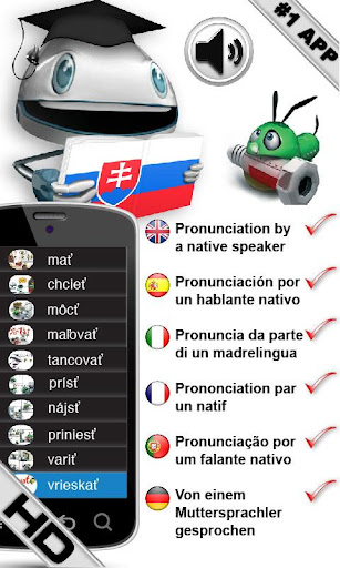 Slovak Verbs HD LearnBots