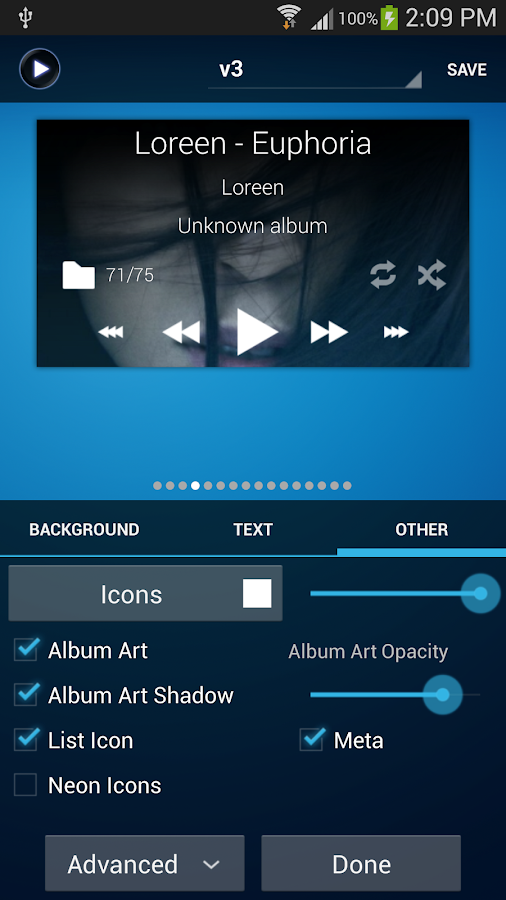 Poweramp - screenshot