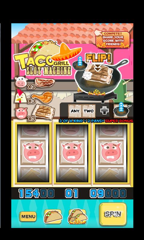 Taco Grill Slot Machine Screen 2