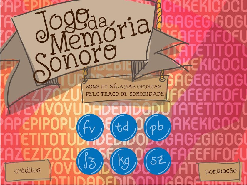 Jogo da Memória Sonoro Screen 1