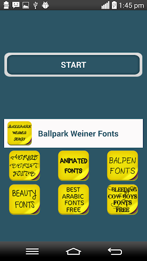 Ballpark Weiner Fonts