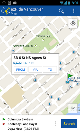 【免費交通運輸App】ezRide Vancouver Mass Transit-APP點子