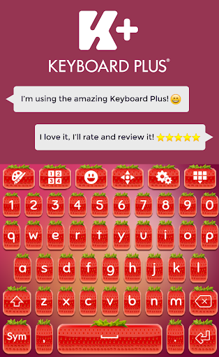 Strawberry Keyboard Theme