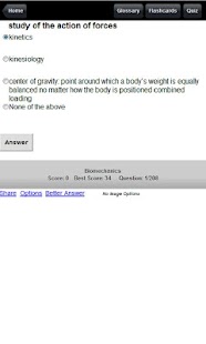 Free 200 Biomechanics Terms & Quiz APK