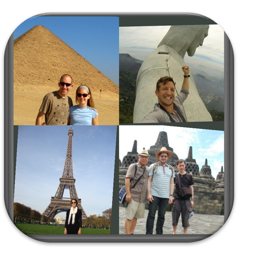 Travelling Photo Collage Frame