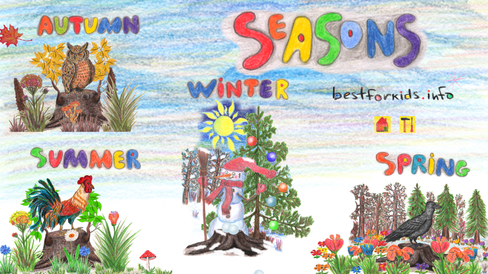 Android application Seasons for children screenshort