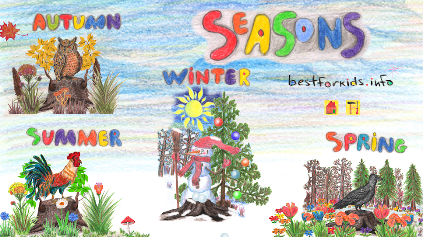 Seasons for children Screen 1