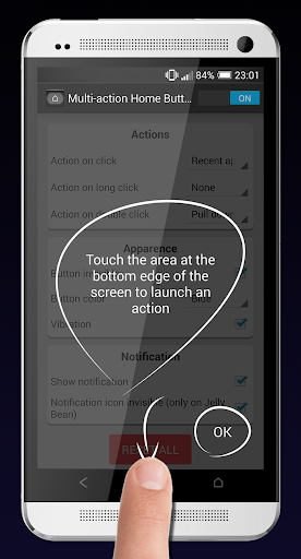 Multi-action Home Button