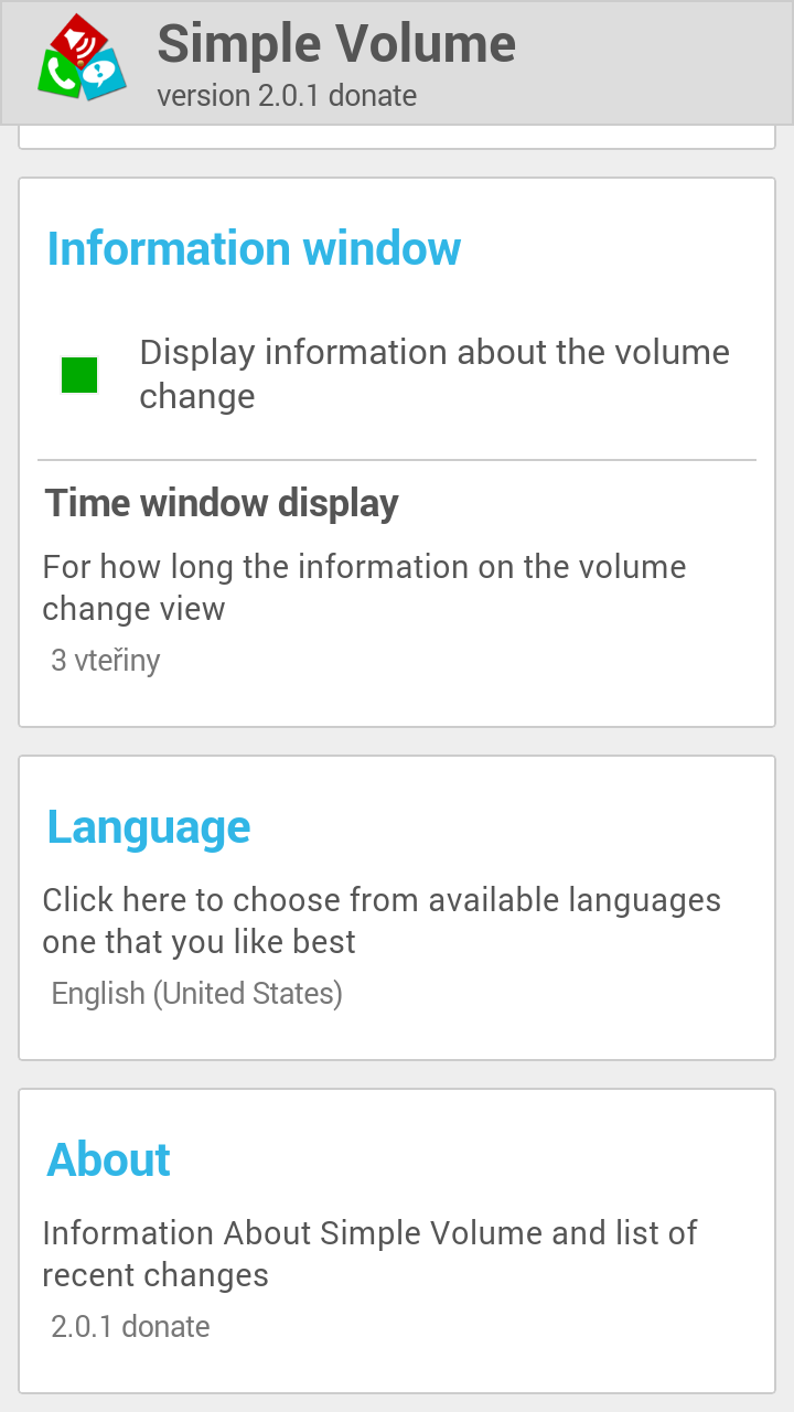Simple Volume (donate) Screen 3