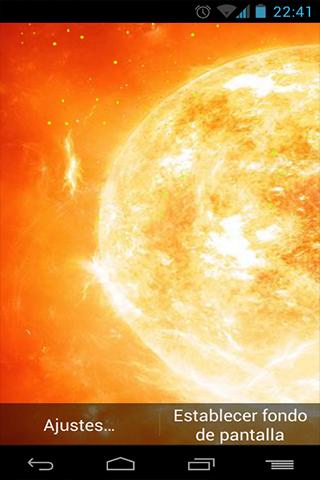 Animated wallpaper Sun