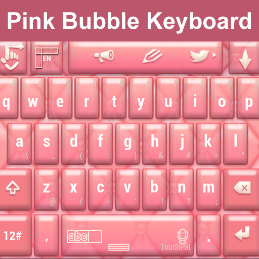 粉红色泡沫键盘 個人化 App LOGO-APP開箱王