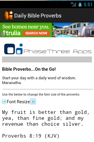 Daily Bible Proverbs