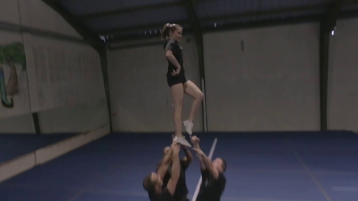 Cheer Baskets Twisting Rotate