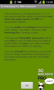 Lastest 3G Watchdog Pro SMS extension APK for Android