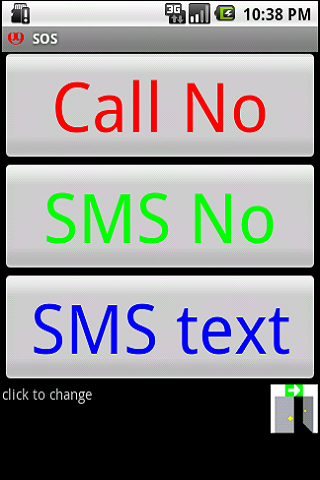 saving life SOS: auto call+sms
