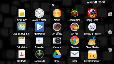 Xperien Theme Black Tiles poster 13
