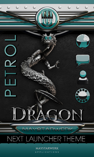 NEXT theme dragon petrol