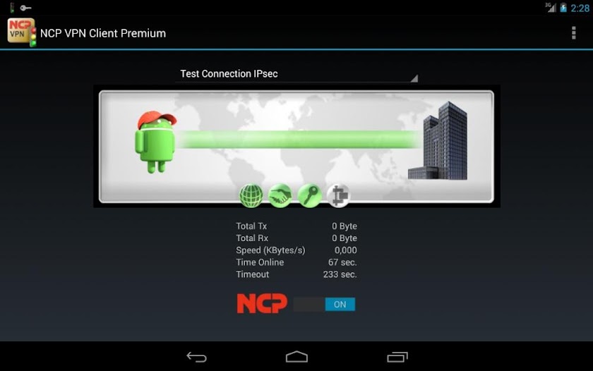 NCP VPN Client Premium Screen 3