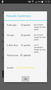 IPPT Score & Award Calculator Screenshots 1