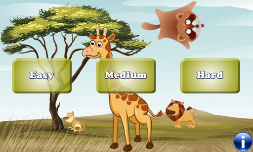 동물원 유아 및 어린이를위한 메모리 게임