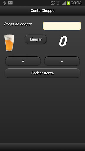 Conta Chopp Lux