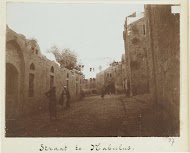 Straattafereel in Nablus