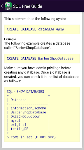 SQL Free Guide