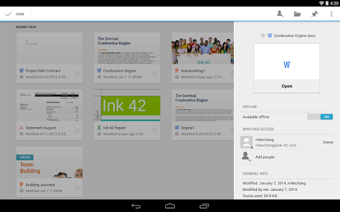 Quickoffice - screenshot thumbnail