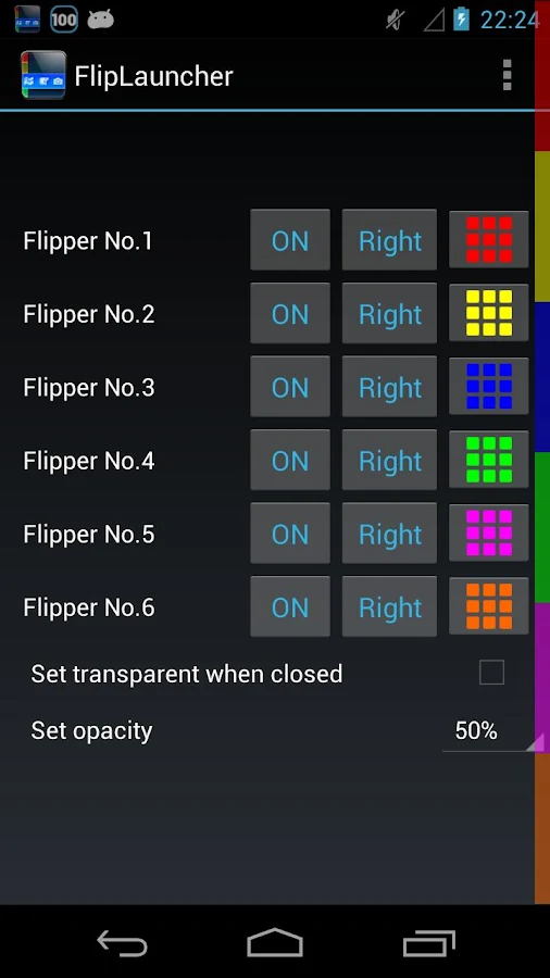 FlipLauncher - screenshot