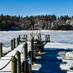 Icy Dock by Mikahla Dorey - Landscapes Waterscapes
