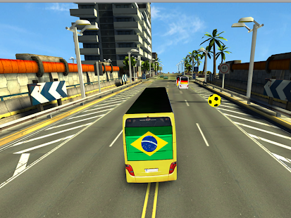 Soccer Team Bus Battle Brazil