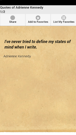 Quotes of Adrienne Kennedy
