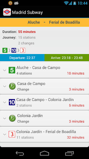 【免費交通運輸App】Madrid Subway Off-Line-APP點子