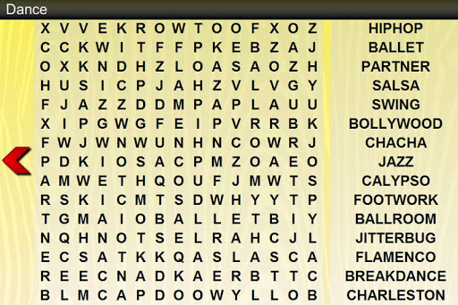 Word Search Hobbies