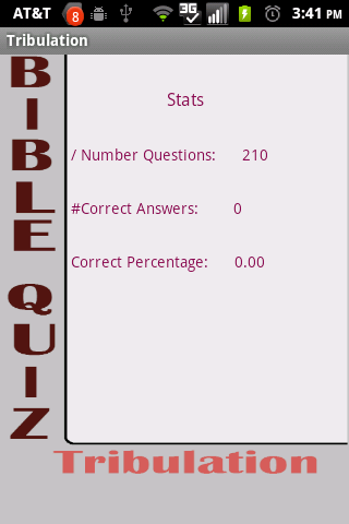 Tribulation Bible Quiz