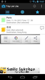 Trip List Lite Screenshots 2