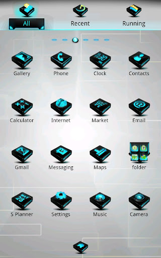 Blackbox GO LauncherEX Theme v1.2 APK