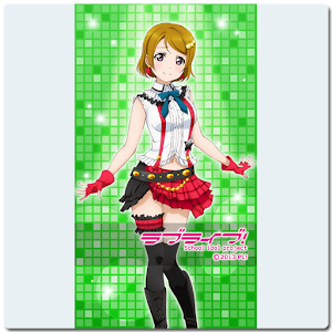 ラブライブ！ Battery Wallpaper_花陽 logo