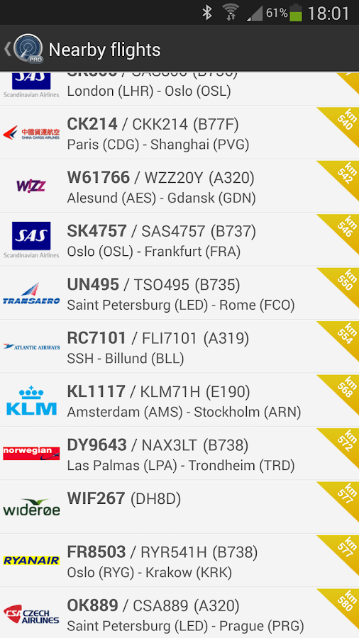 Flightradar24 Pro - screenshot