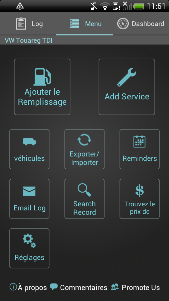 Android application Simply Auto: Car Maintenance screenshort