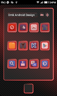 RoyalRed Next Launcher Theme - screenshot thumbnail