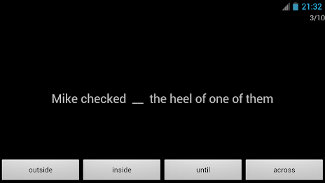 English Prepositions Training poster 5