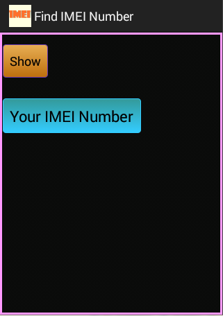 Find IMEI Number